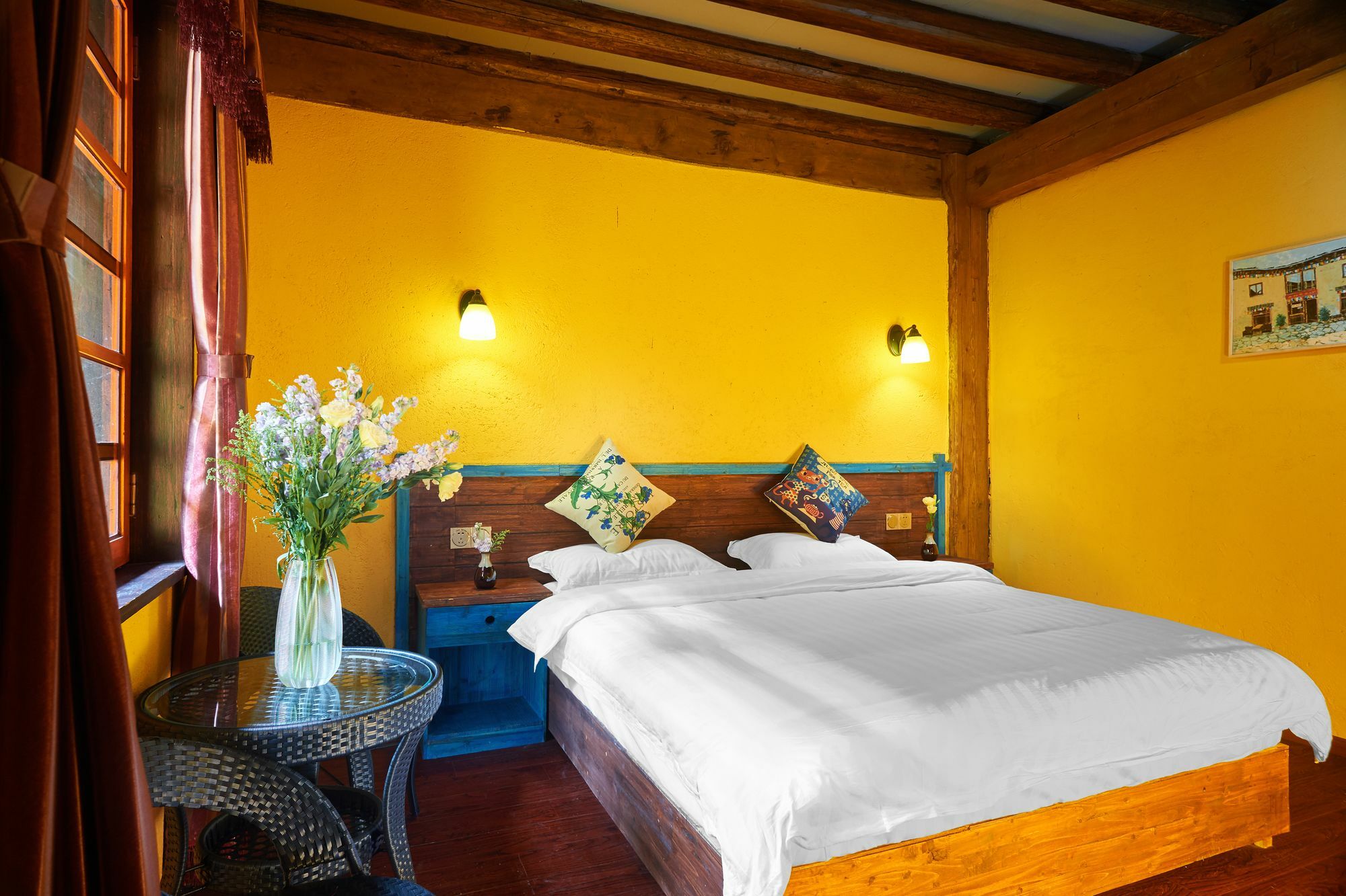 Jiumi Snow Mountain Original Art Hotel แชงกรีลา ภายนอก รูปภาพ
