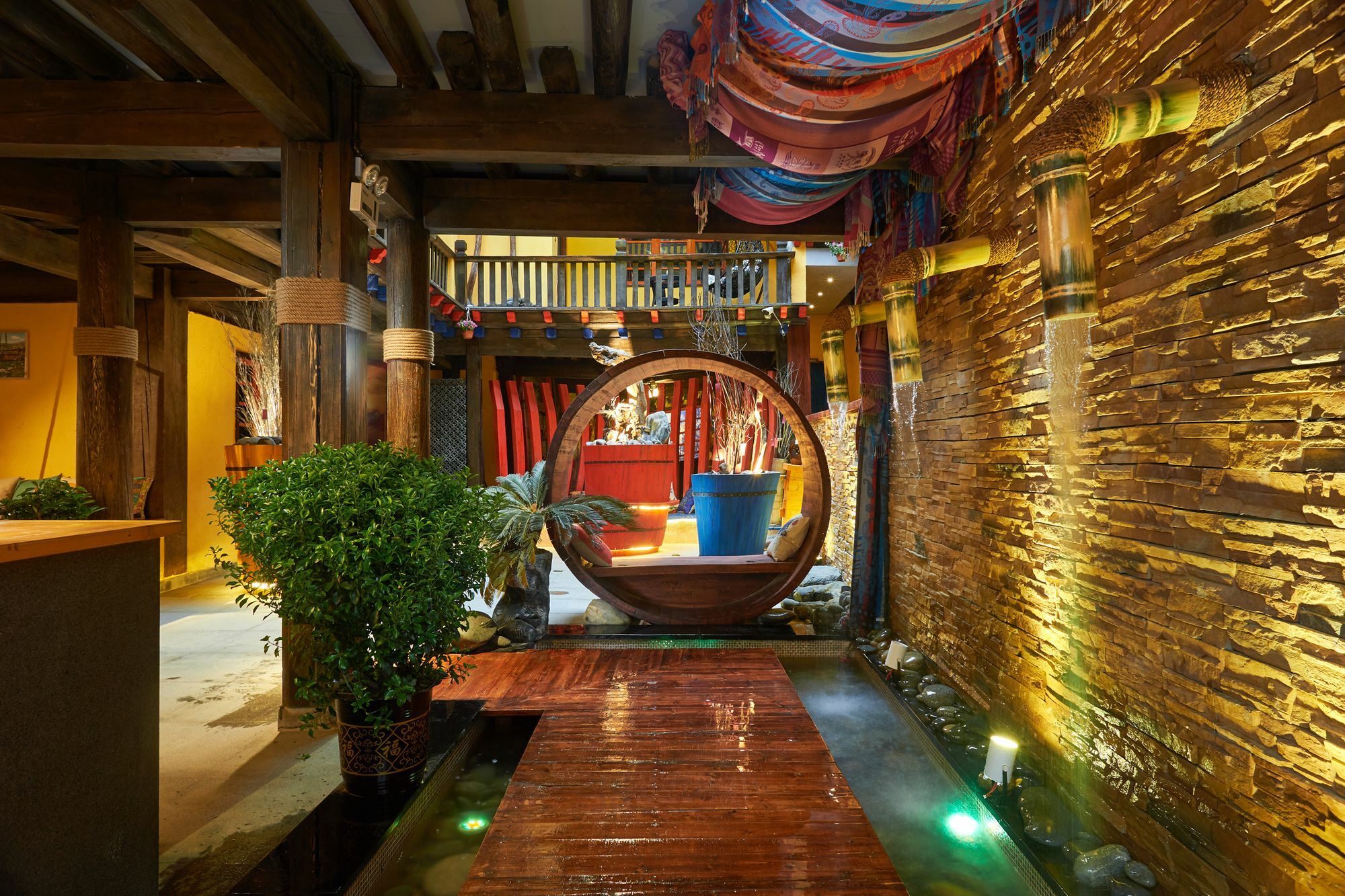 Jiumi Snow Mountain Original Art Hotel แชงกรีลา ภายนอก รูปภาพ